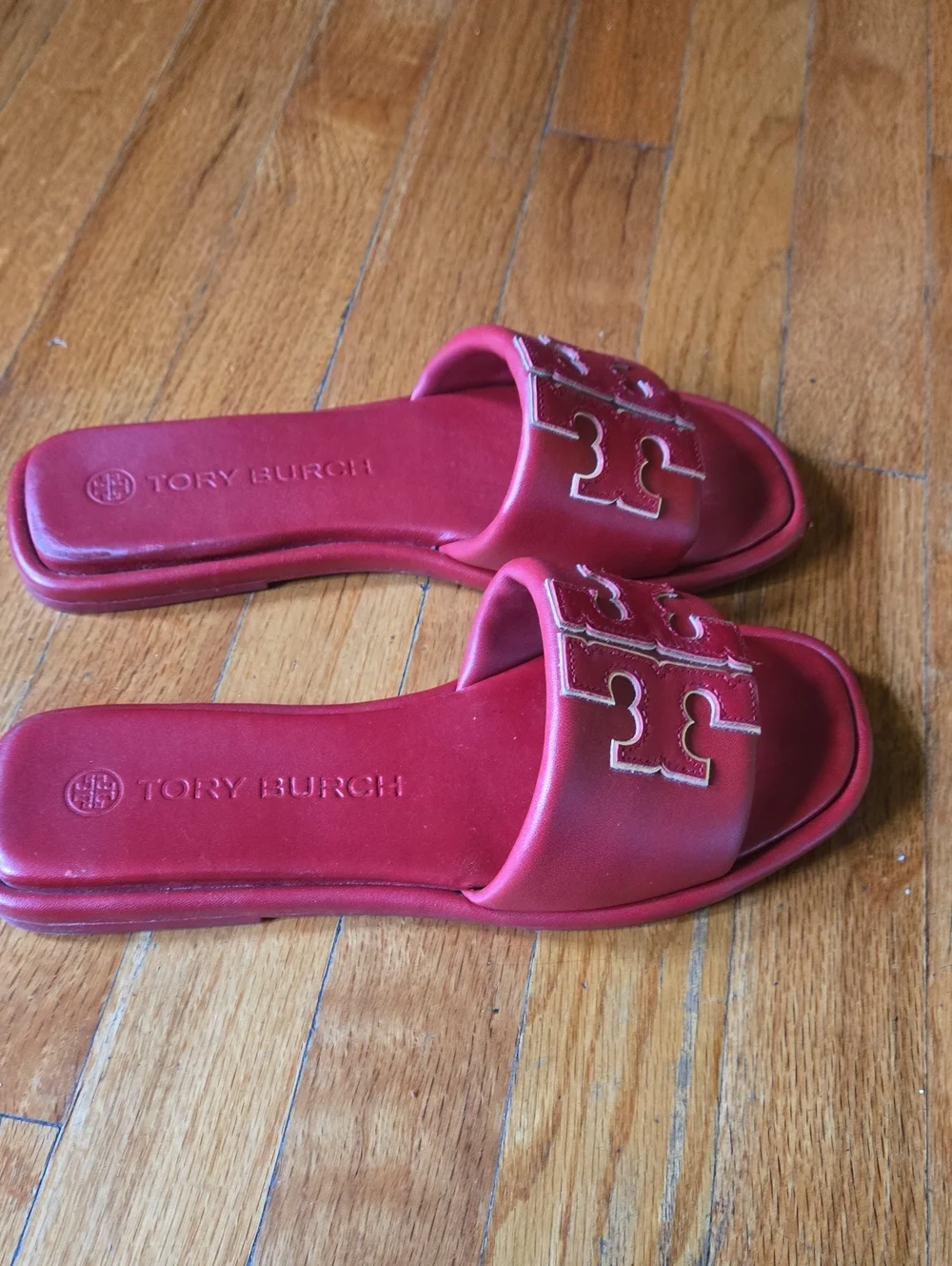 Tory Burch Double T Sport Slides